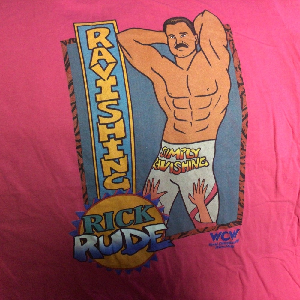 WCW Ravishing RICK RUDE tshirt - Picture 2 of 3
